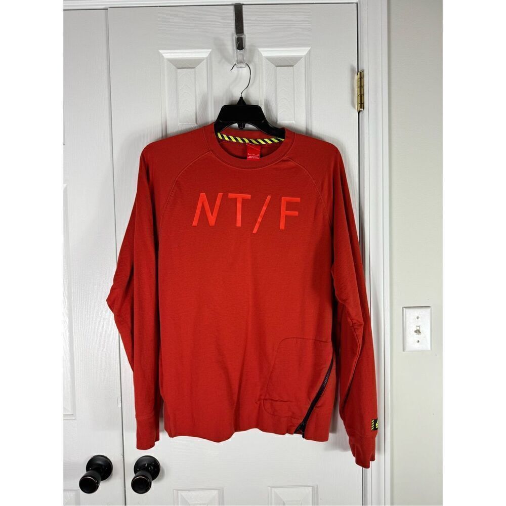 Nike Womens Orange Sweatshirt Size XL